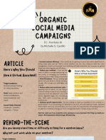 Organic Social Media Campaigns