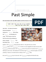 Past Simple - Cloze Test