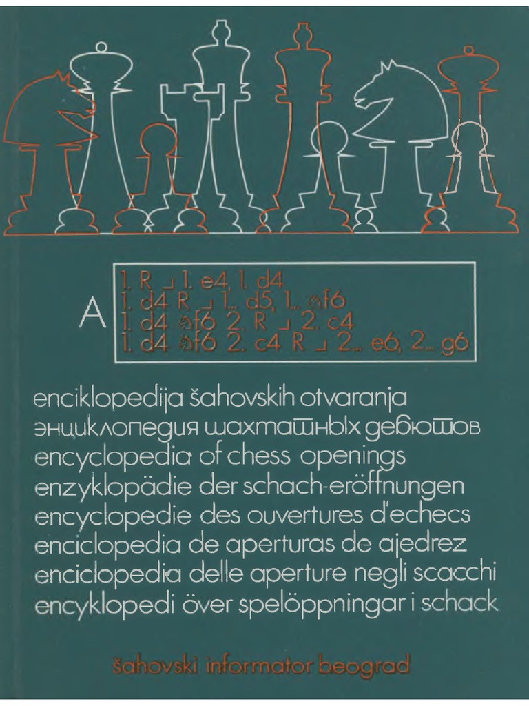 Encyclopaedia of Chess Openings Volume A PDF