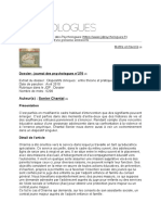 Clinique Éducative D'une Grossesse Adolescente - Chantal Sonier - 2010 (Article)