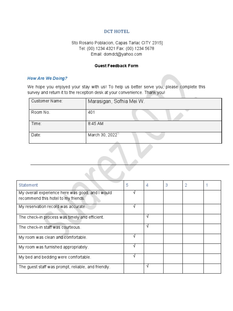 HOUSEKEEPINGFORMS PDF