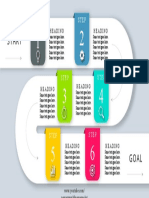 56.PowerPoint 6 Step Road Map Infographic