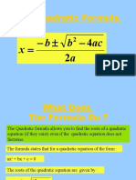 Quadratic Formula Explained