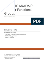 Organic Functional Group Tests
