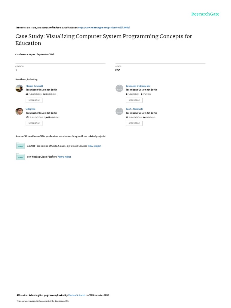 SEFI2019 SysprogInteract Final Version21 | PDF | Process (Computing ...