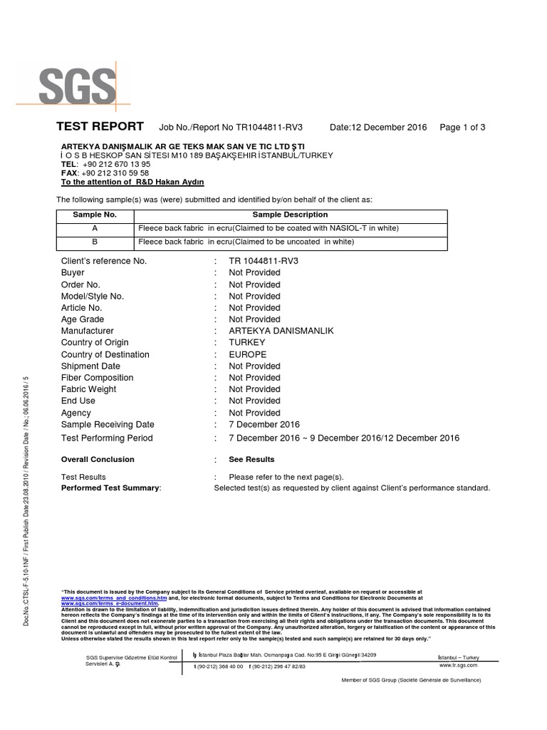 Nasiol ISO 9237 Air Permeability of Textile Fabrics | PDF | Forgery ...