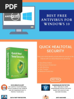 Best Free Antivirus For Windows 10