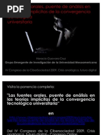 Las fuentes orales, puente de análisis en las teorías implícitas de la convergencia tecnológica 