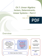Linear Algebra Matrices, Vectors, Determinants. Linear Systems 