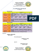 Classroom Program SPED 2022 2023