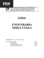 ES826 - Engenharia Simultânea - Trabalho