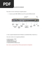 Conectando Via Console IDU ZTE