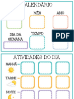 Calendário Modelo 2022 TEAtividades