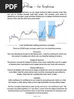 Institutional Price Action - Cheat Sheet | PDF