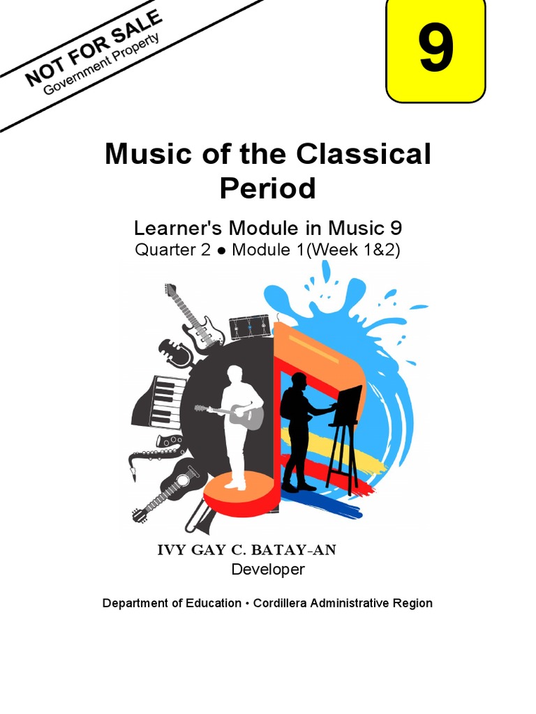 Mapeh9quarter 2module 1 music pdf classical period music concerto