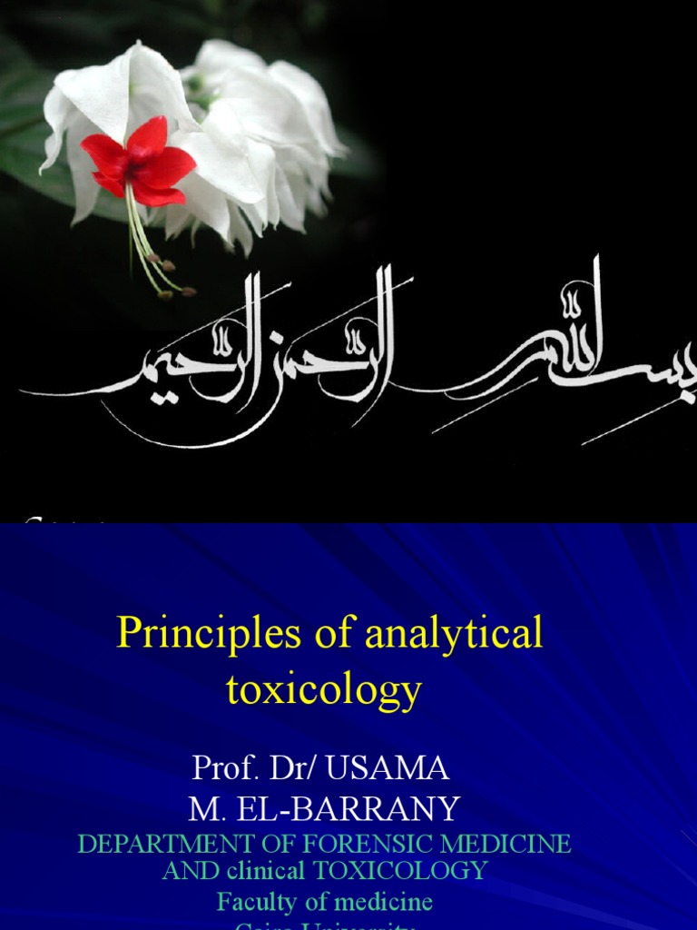 Analytical Tox Principles PDF High Performance Liquid