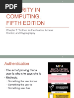 2 Authentication - Access Control & Cryptography