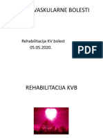 Kardiovaskularne Bolesti: Rehabilitacija KV Bolest 05.05.2020