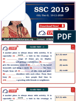 SSC CGL Tier-II Cloze Test Summary