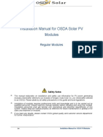 Osda Solar Module - Installation Manual