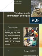Recoleccion de Informacion Geologica