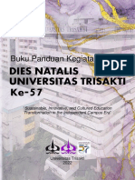 Buku Panduan Kegiatan Dies Natalis 57 Usakti