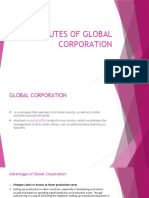 Attributes of Global Corporation