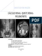 Informe de Calculos, Quistes y Pielonefritis