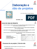 Gestão de Projetos - I Unidade - Noturno - Parte Ii