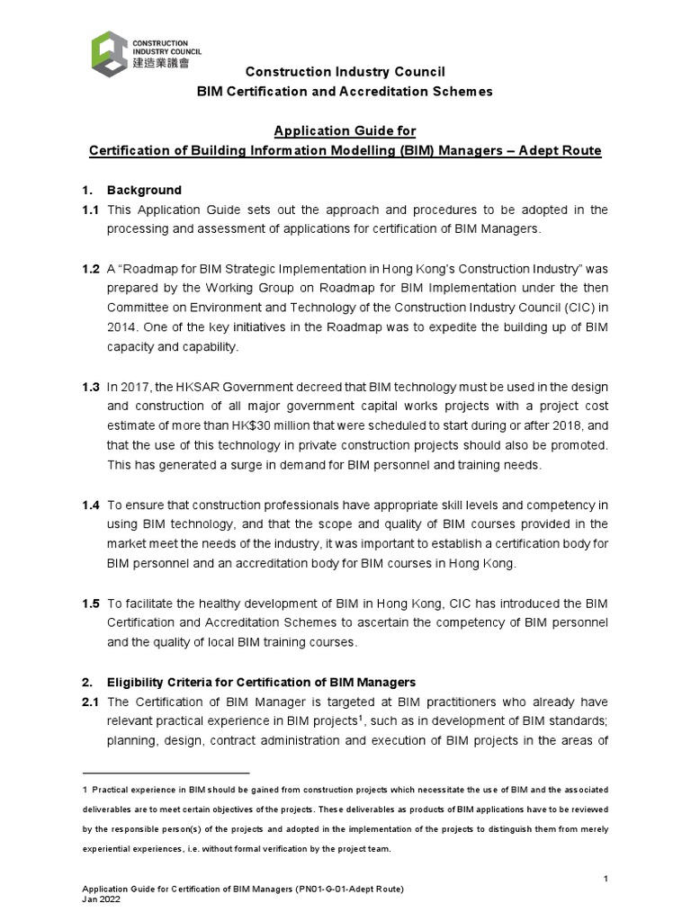 BIM Manager Certification Guide | PDF | Building Information Modeling ...
