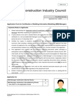 Sample Application Form For Certification of BIM Managers - Normal Route (PN01-S-01) (Aug 2019) PDF