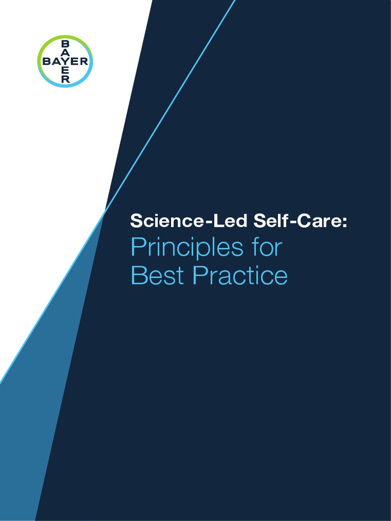 Principles For ScienceLed SelfCare Health PDF Health Care Science