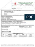 Rapport de Verification D'Une Installation Electrique: Technique Inspection & Controle S.A