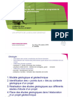 Formation: Reconnaissances Des Sols: Concevoir Un Programme de Reconnaissances Géotechniques