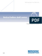 Vertical Hollow Shaft Motors: Frames RG284 To RG405