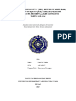 Analisis RBC, ROA dan ROE