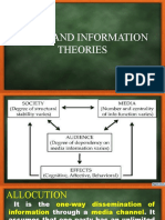 Media and Information Theories