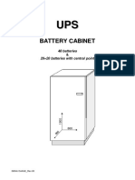 Battery Cabinet - Manual RIELLO