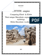 Hittite Empire Language and Origins