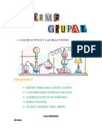 Informe Quimica K