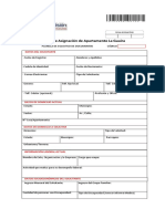 Ficha de Asignación de Apartamento La Guaira