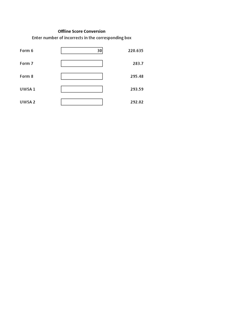 NBME 6 7 8 Offline Score Conversion PDF