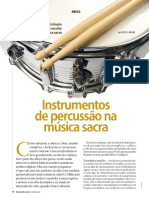 1. MOURA, Ozeas C. Instrumentos de percussão na música sacra. Revista Adventista. Dezembro de 2009. p. 14