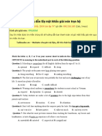 (XEM THỬ) 53 câu từ trái nghĩa Trường không chuyên P2 - File word có lời giải chi tiết