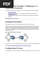 Configuration Example Configuring 1+1 Client-Side Protection