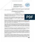 DECRETO EJECUTIVO No. 135 DE 30 DE ABRIL DE 2021