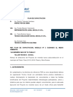 Plan de Capacitación Manejo de Almacenes y Obra Gruesa