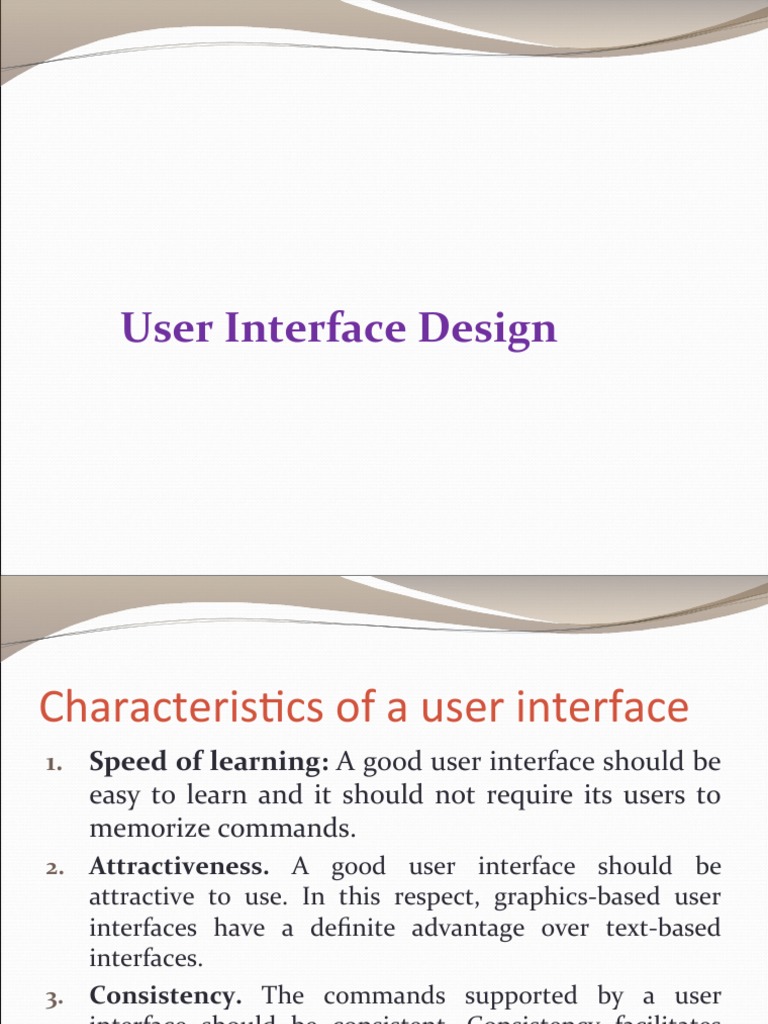 7.user Interface Design | PDF