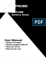 BAT-200 Battery-Tester Manual