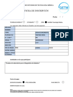 Ficha de Inscripción Del GETM